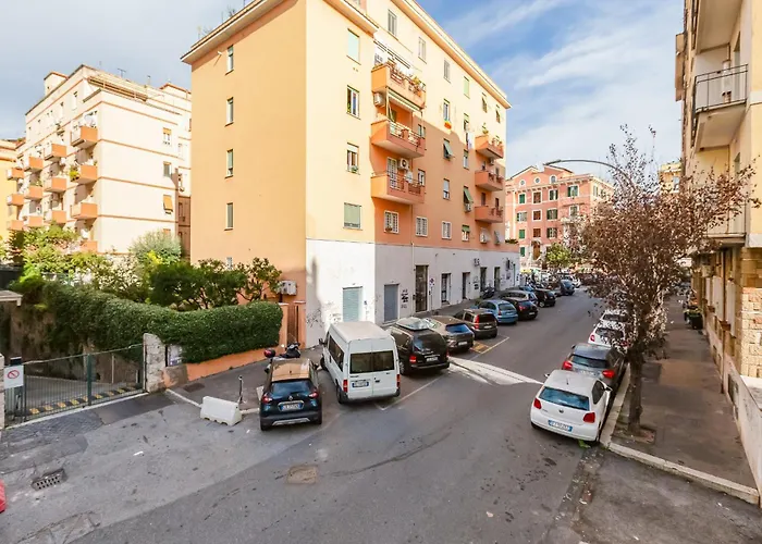 Cozy 2-bedroom Flat With Balcony In Monteverde Rom